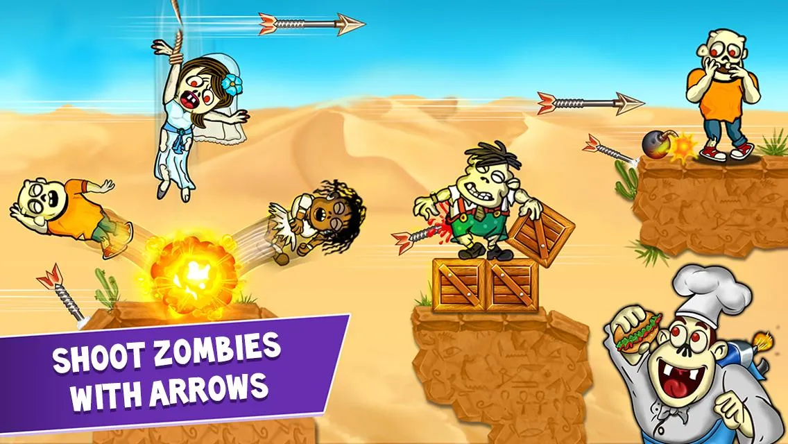 Zombie Shooting: Archery Games | Indus Appstore | Screenshot