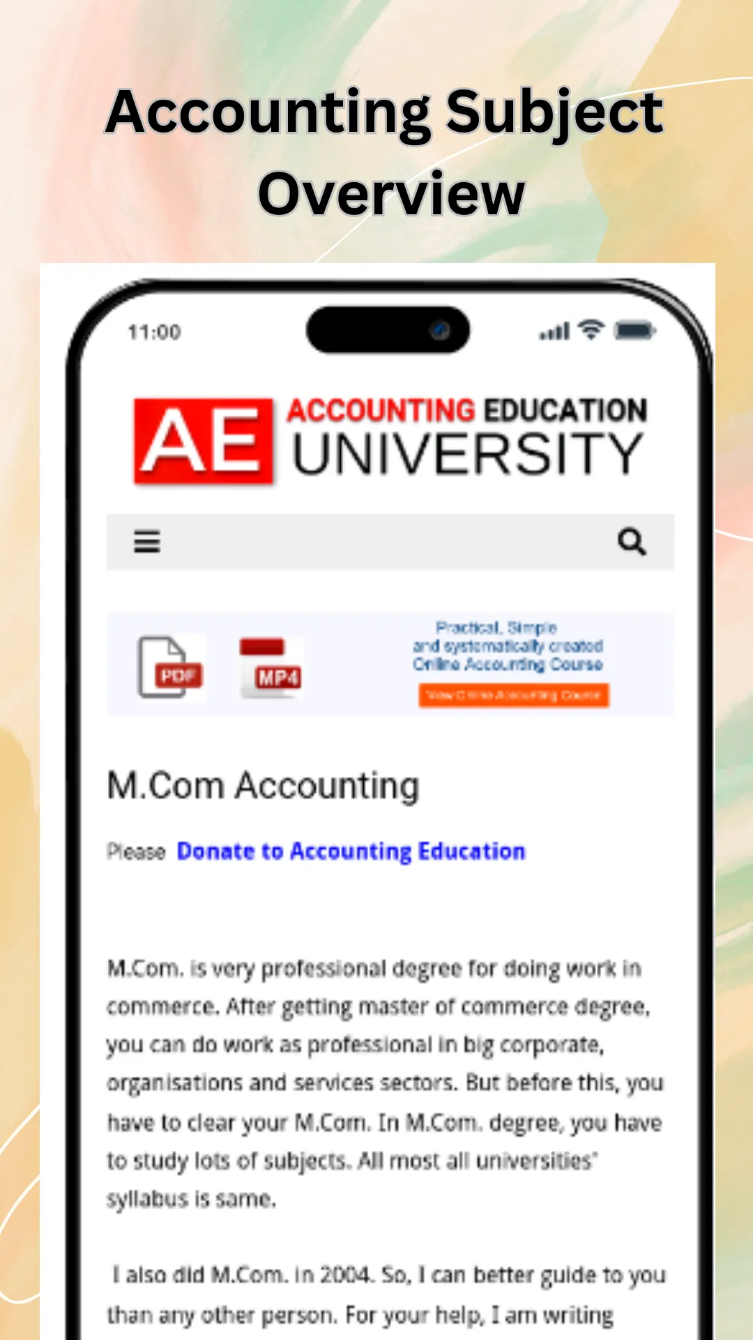 M.Com Accounting Study App | Indus Appstore | Screenshot