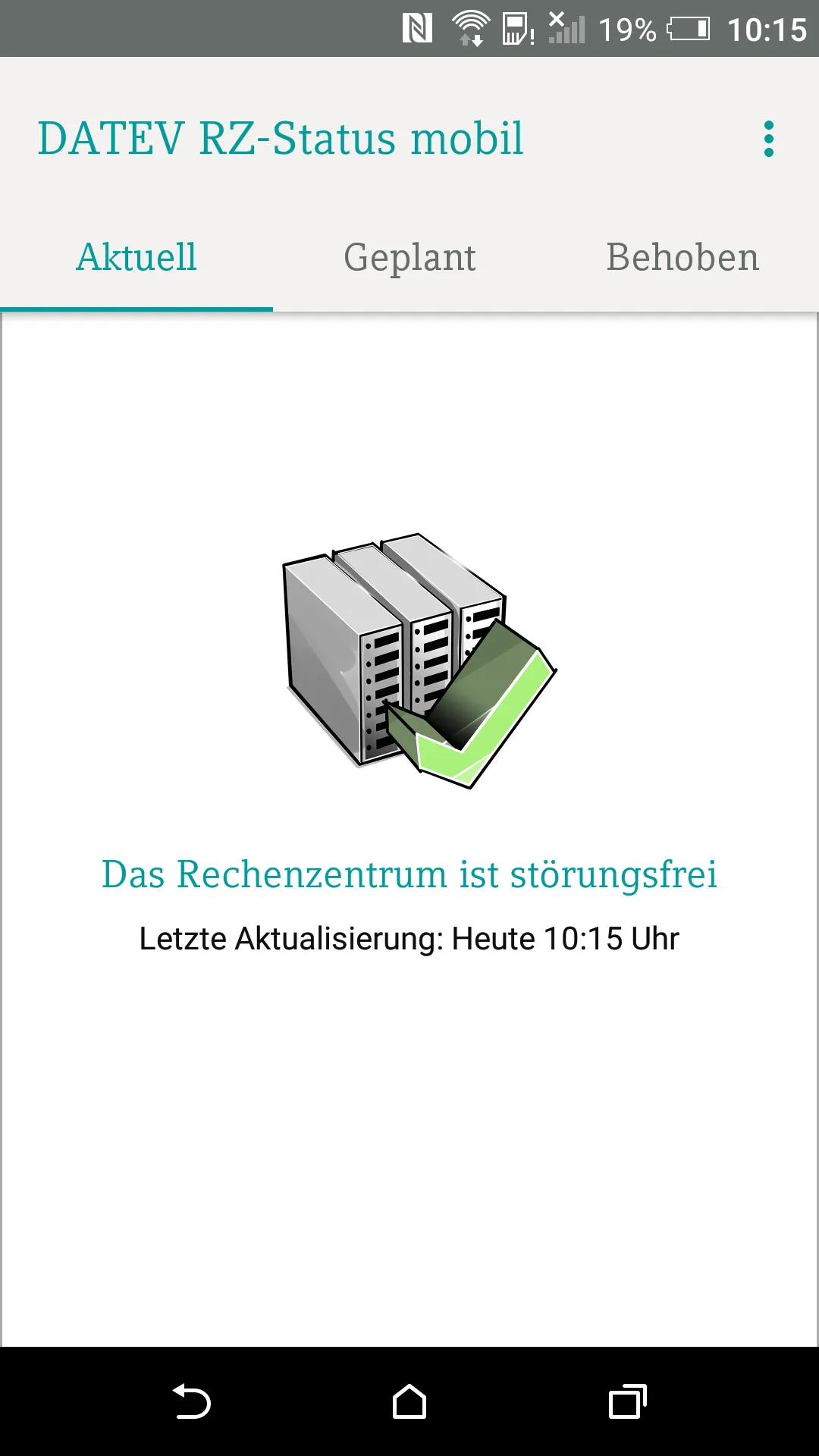 DATEV RZ-Status mobil | Indus Appstore | Screenshot