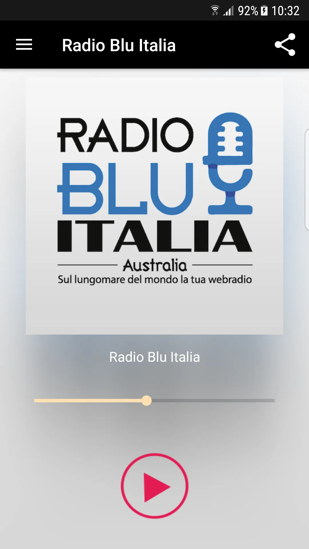 Radio Blu Italia - Australia | Indus Appstore | Screenshot