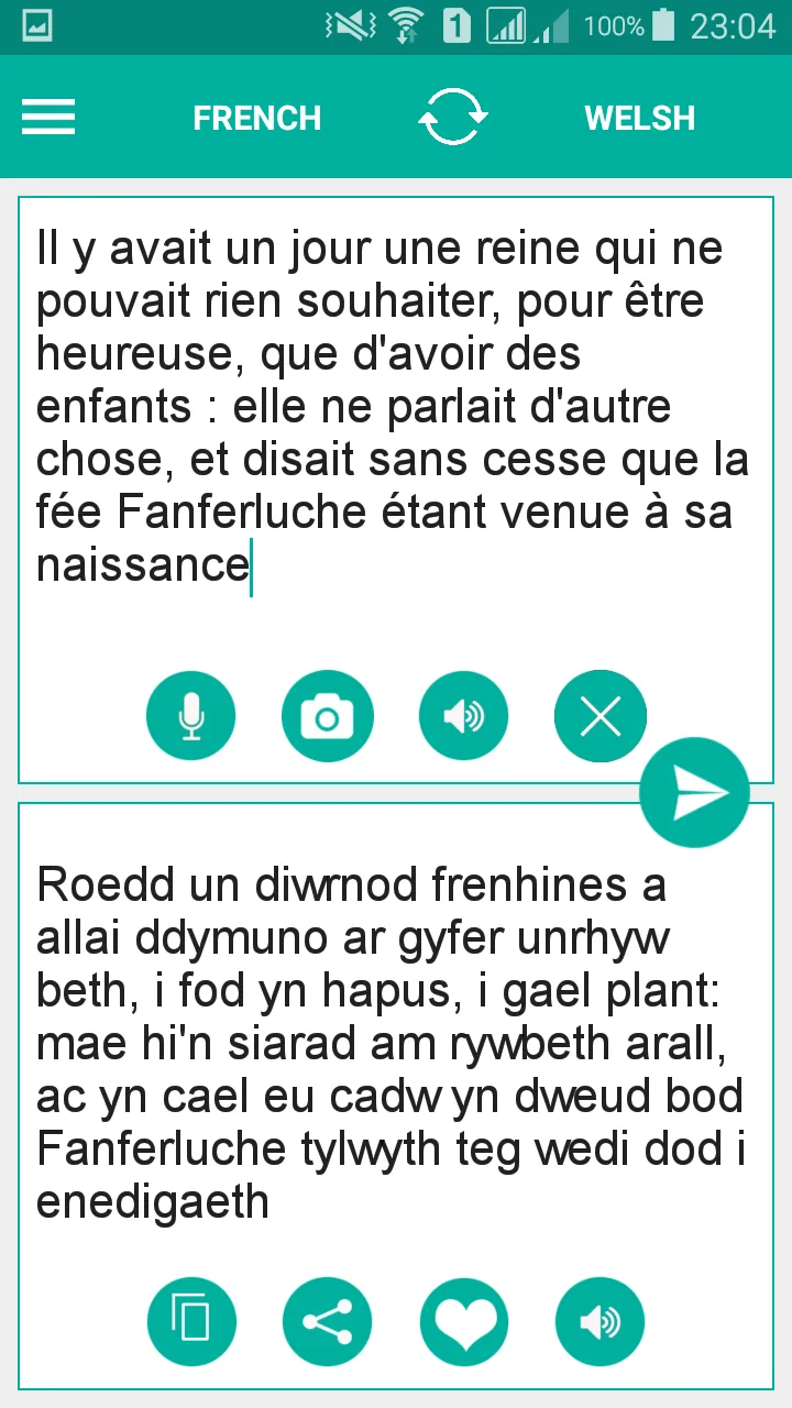 Welsh French Translator | Indus Appstore | Screenshot