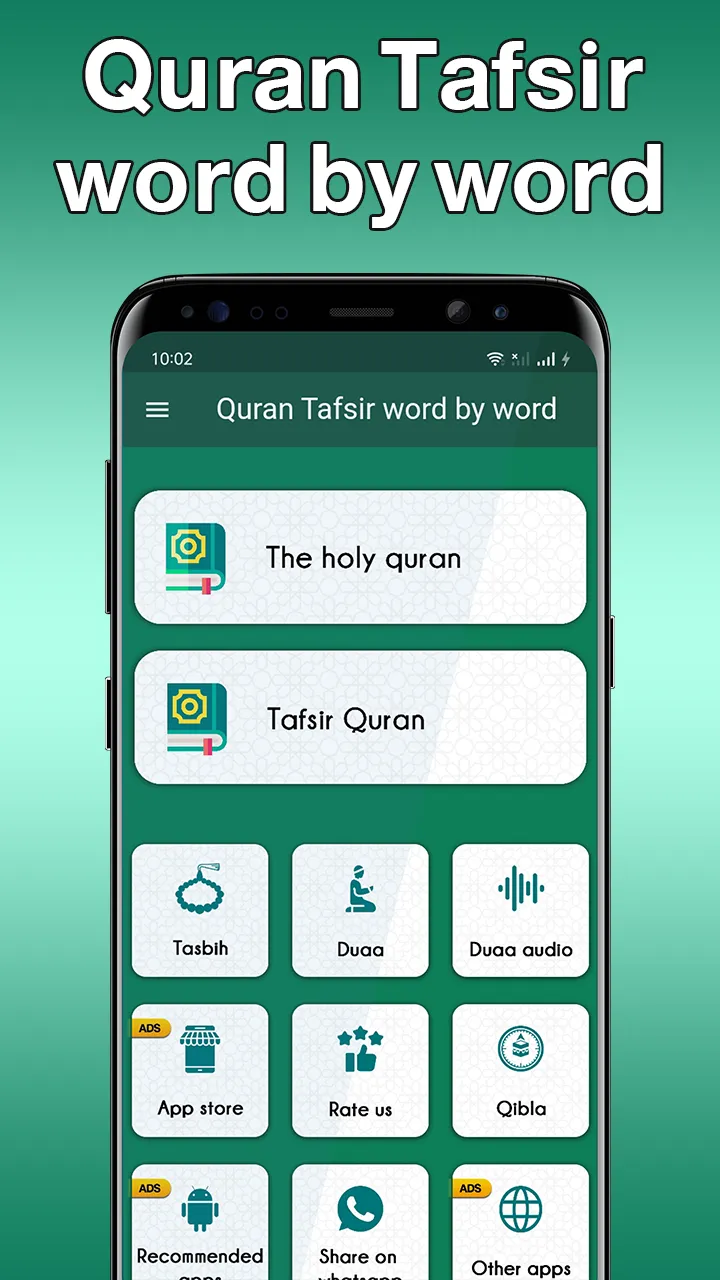 quran tafsir word by word | Indus Appstore | Screenshot