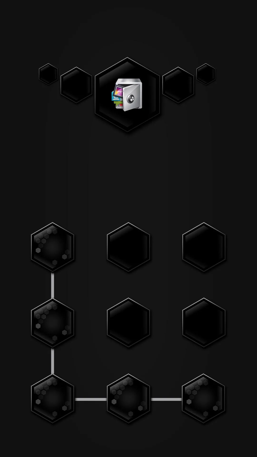 AppLock Theme Black | Indus Appstore | Screenshot