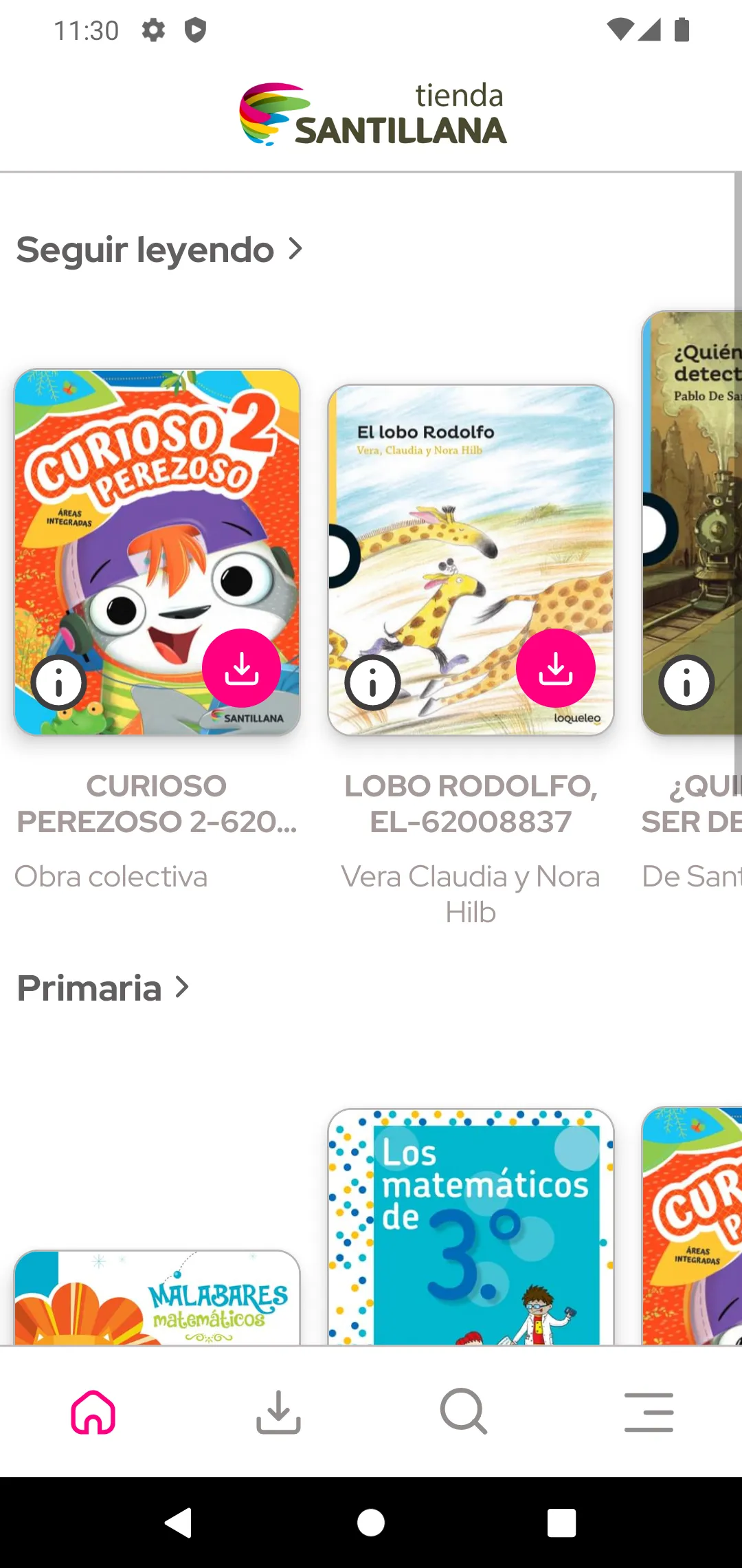 Tienda Santillana | Indus Appstore | Screenshot