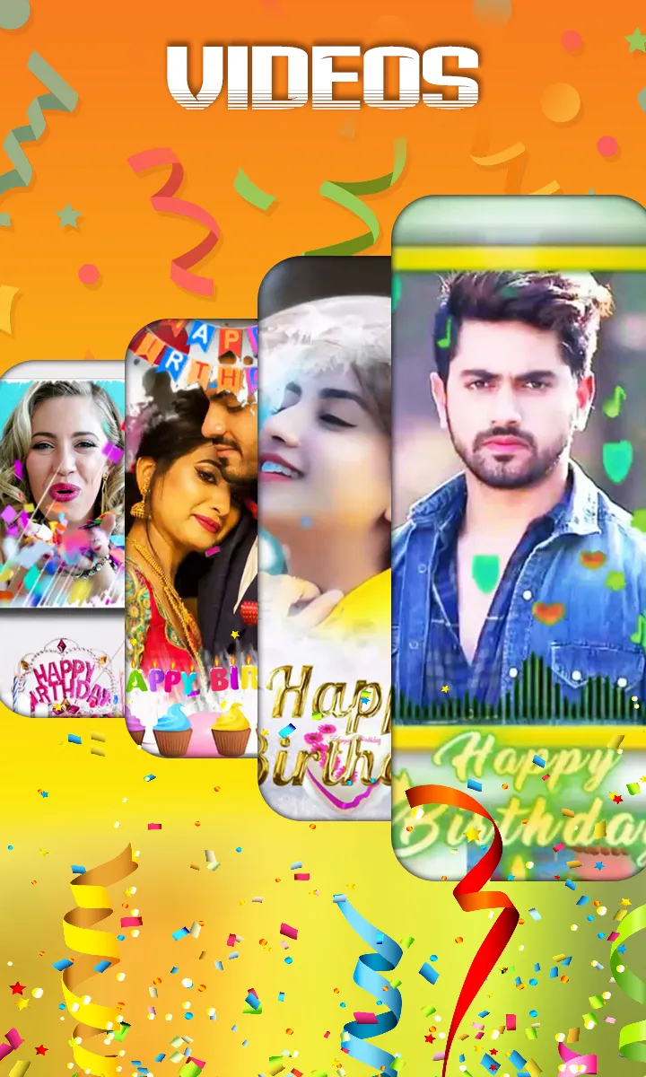 Birthday Videomaker with music | Indus Appstore | Screenshot