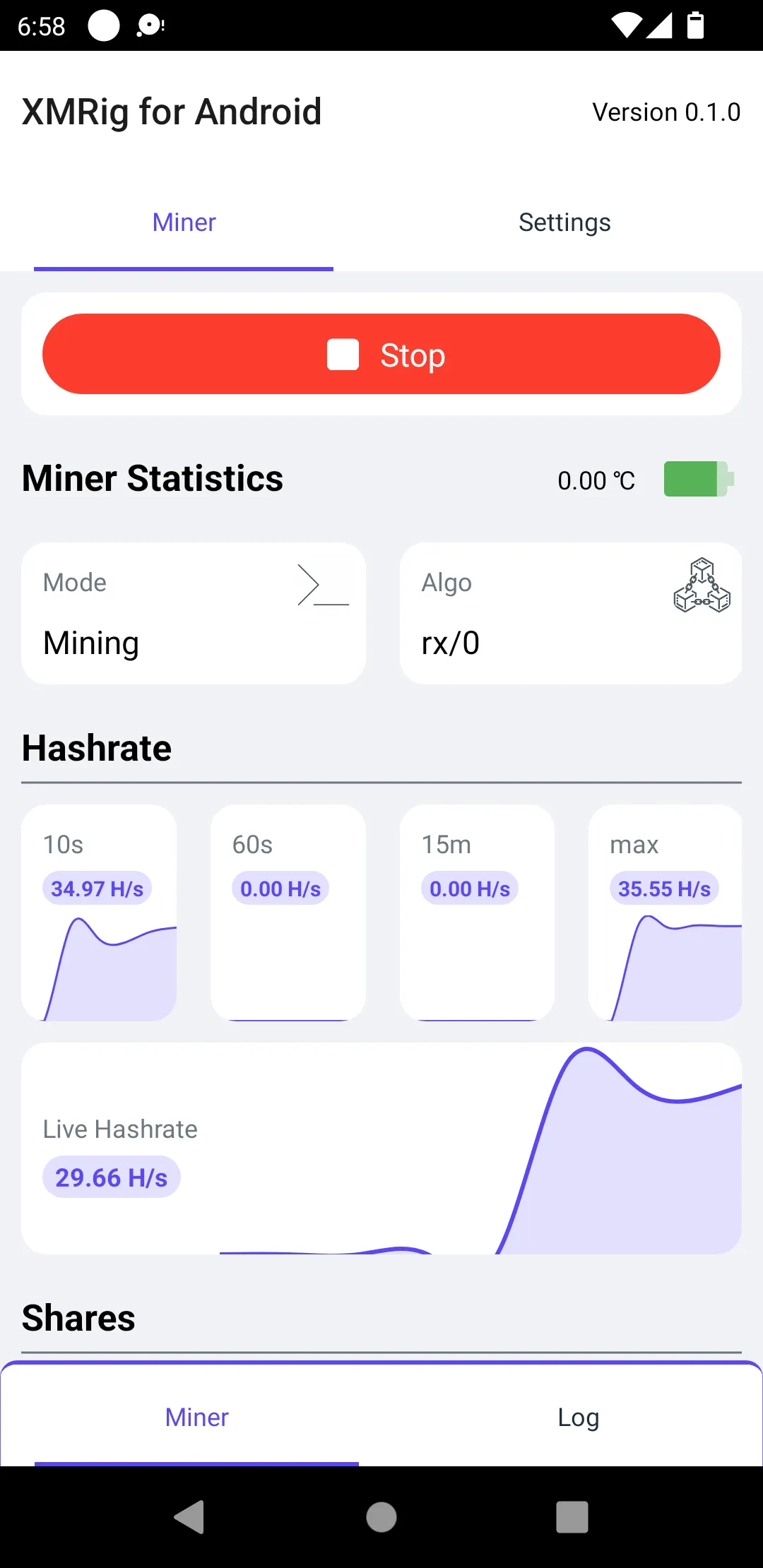 XMRig for Android | Indus Appstore | Screenshot