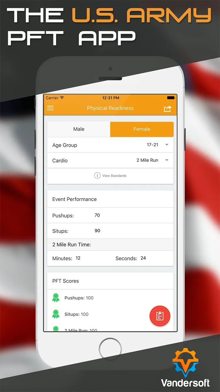 Army PRT - U.S. Army APFT Calc | Indus Appstore | Screenshot