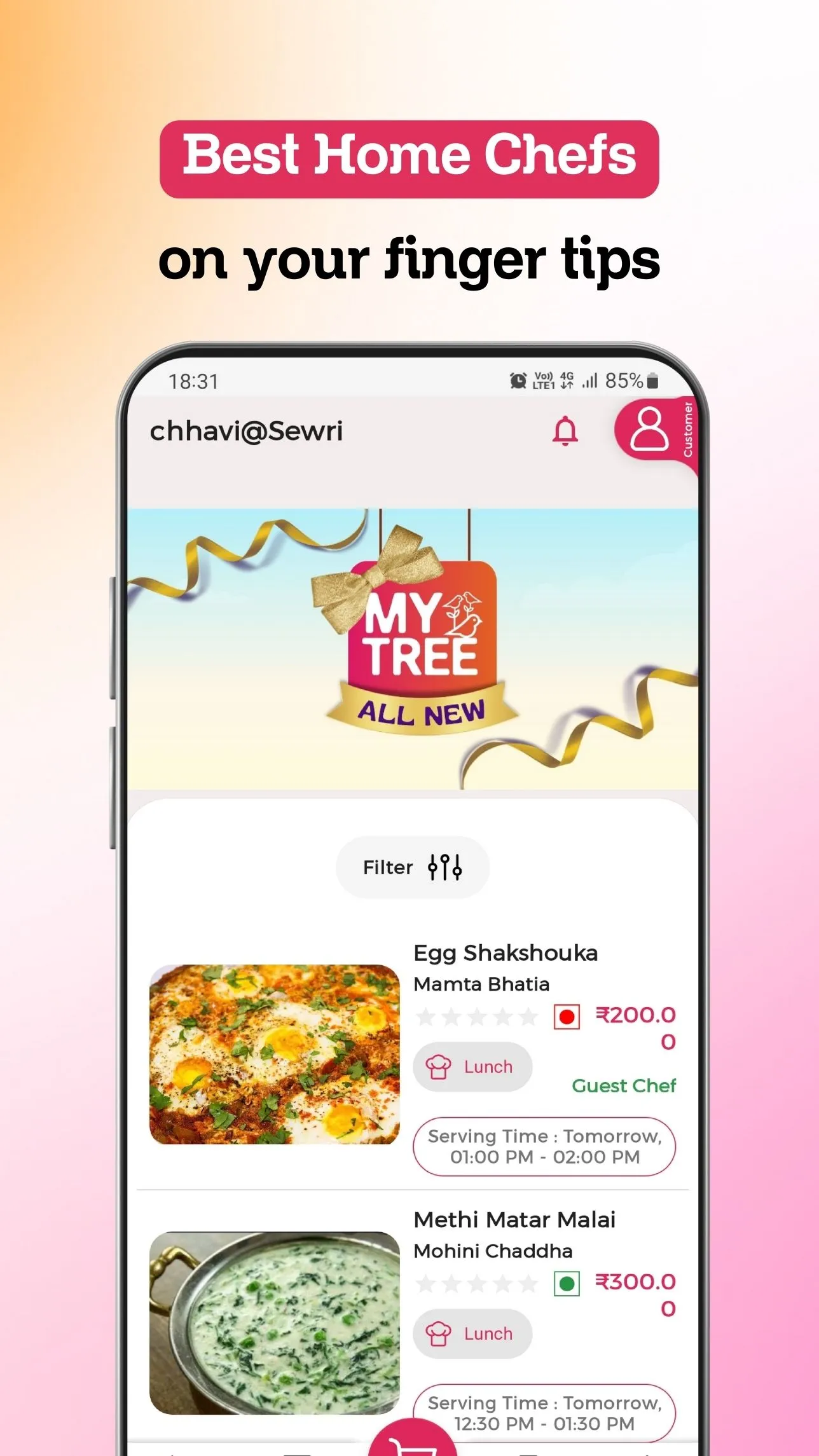 MyTree: Homechef, Niche Brands | Indus Appstore | Screenshot