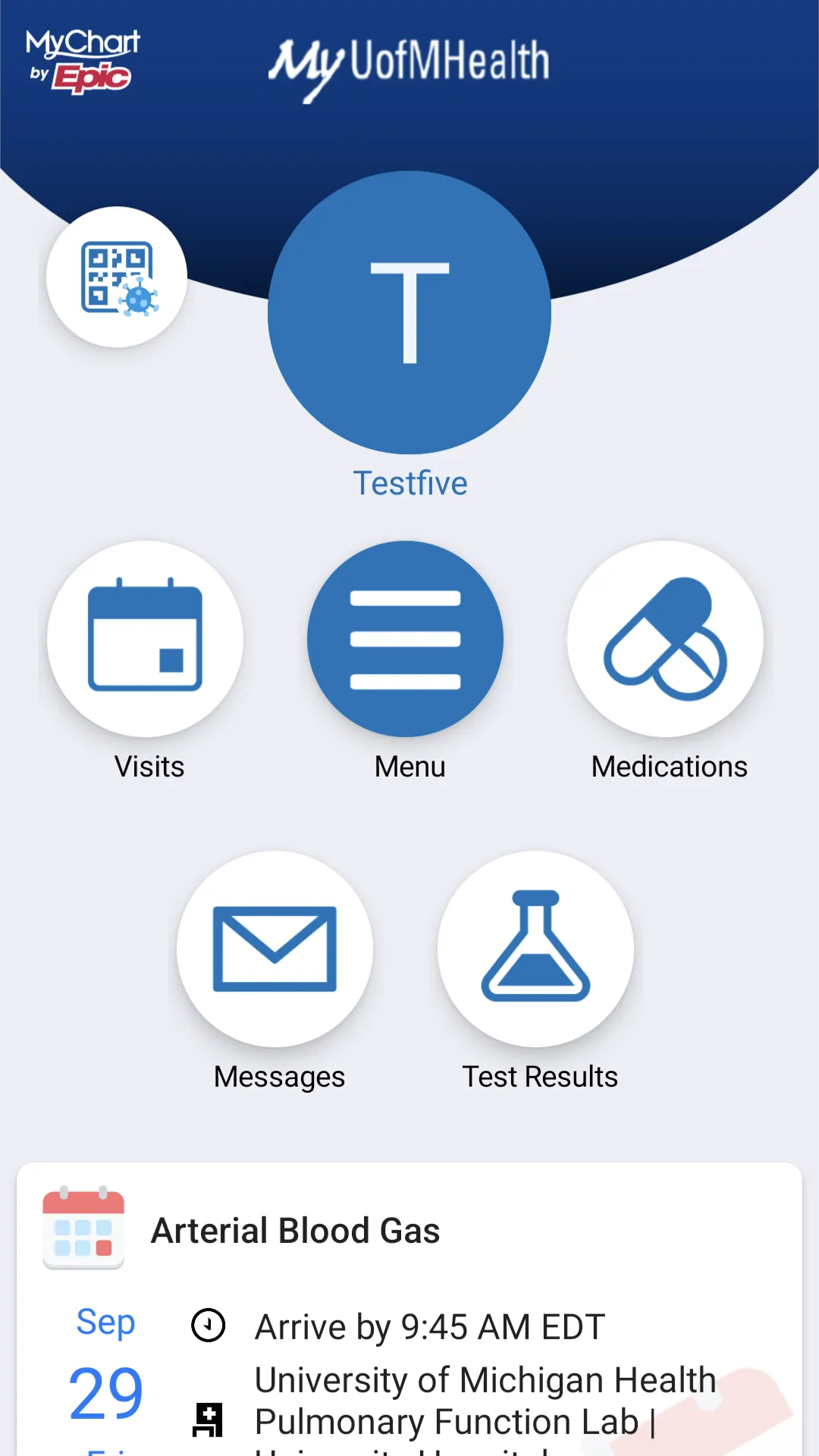 MyUofMHealth | Indus Appstore | Screenshot