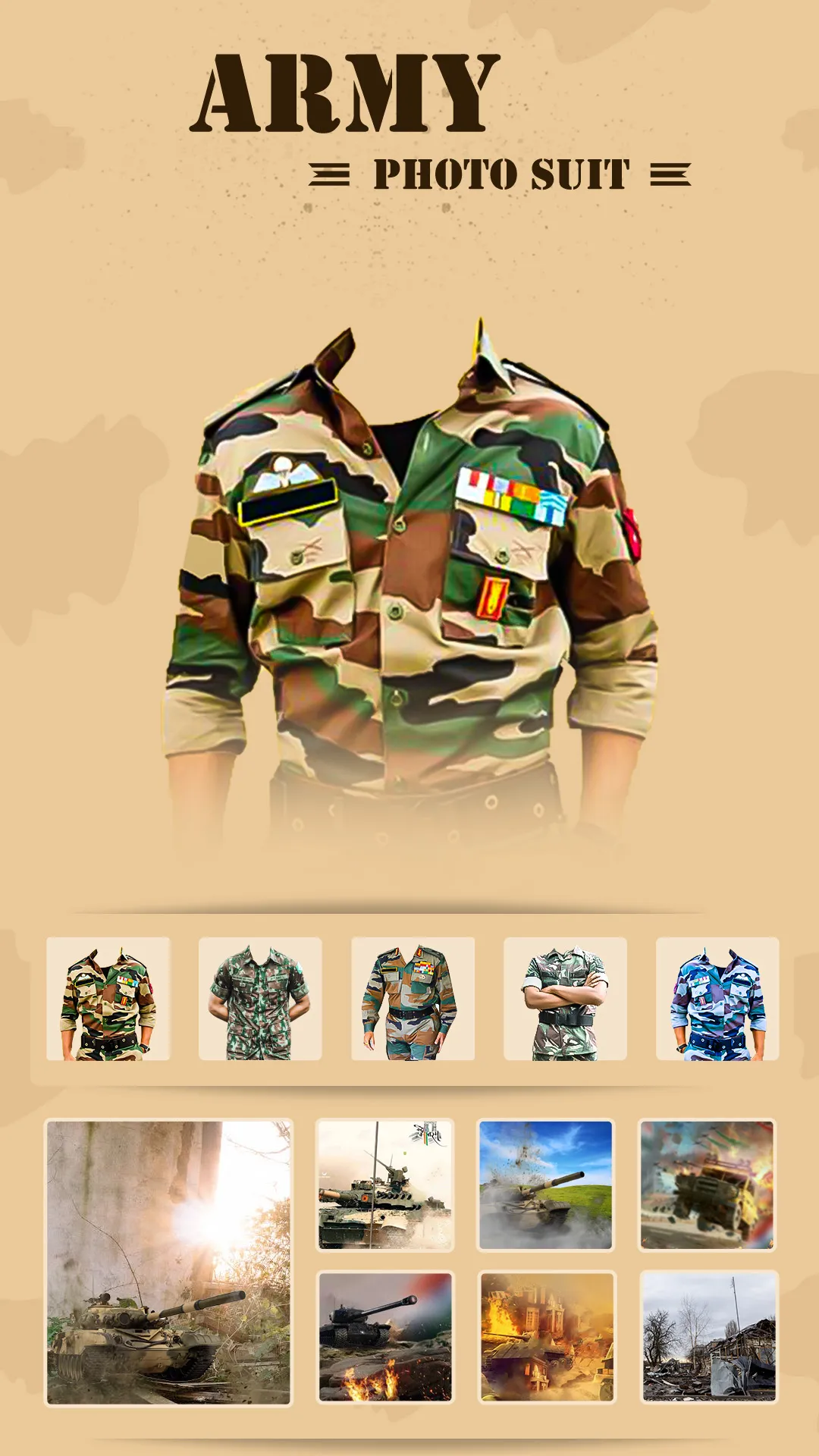 Army Photo Suit - Photo Editor | Indus Appstore | Screenshot