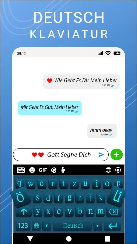 German English Keyboard | Indus Appstore | Screenshot