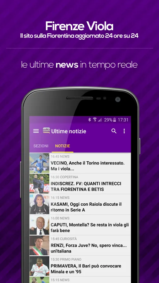 Firenze Viola - Fiorentina | Indus Appstore | Screenshot