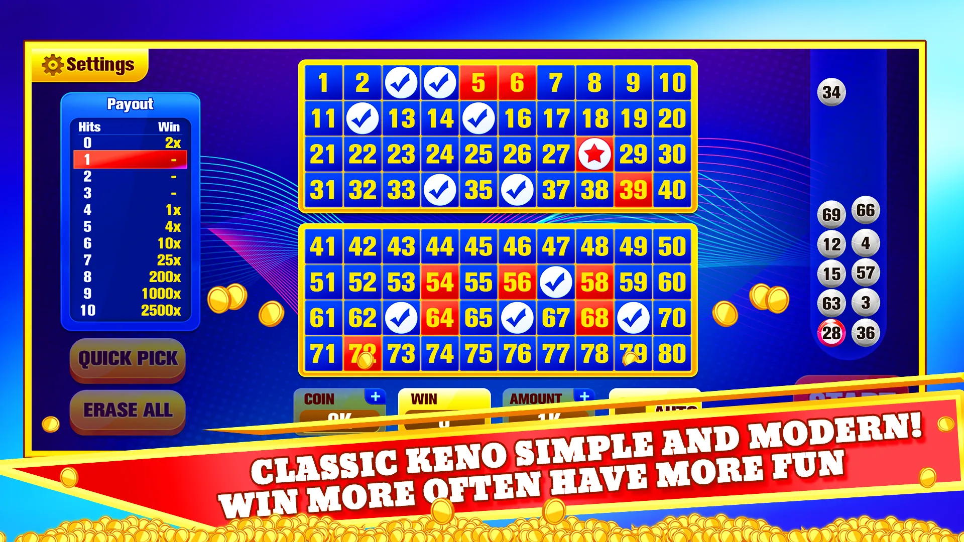 Keno Games: Live Jackpots | Indus Appstore | Screenshot