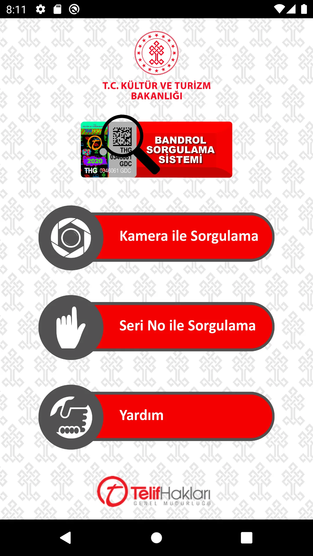 Bandrol Sorgulama | Indus Appstore | Screenshot