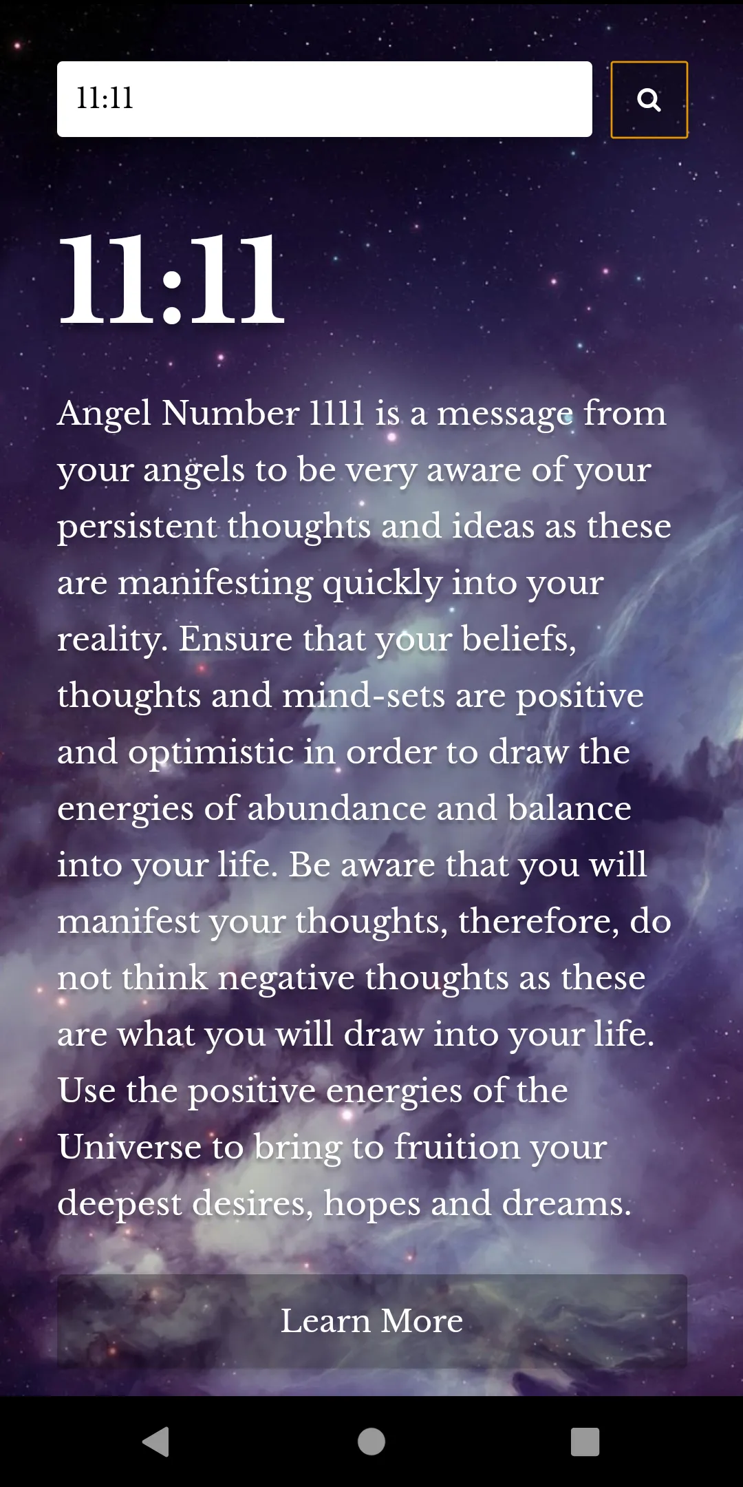 Angel Numbers Numerology | Indus Appstore | Screenshot