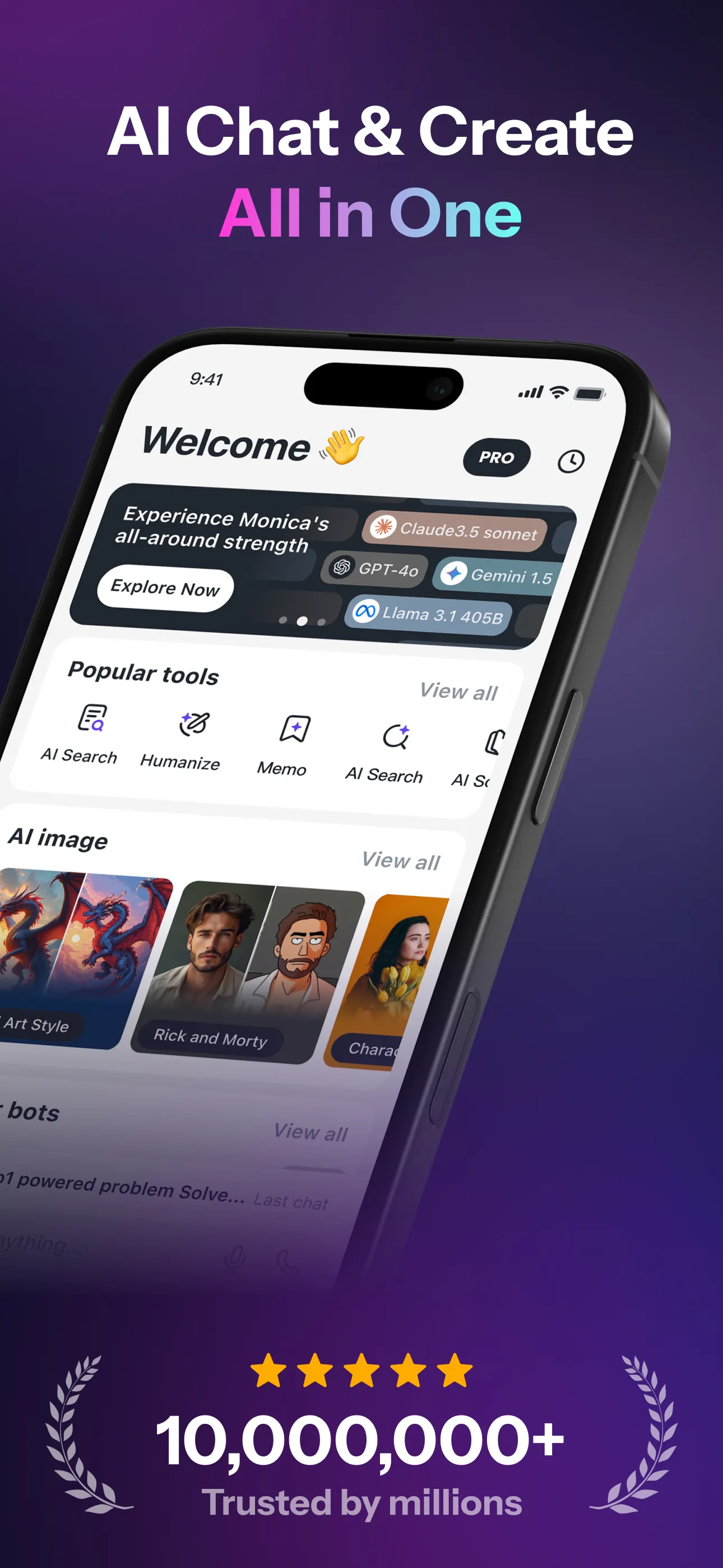 Monica AI: Chat, Image & Video | Indus Appstore | Screenshot