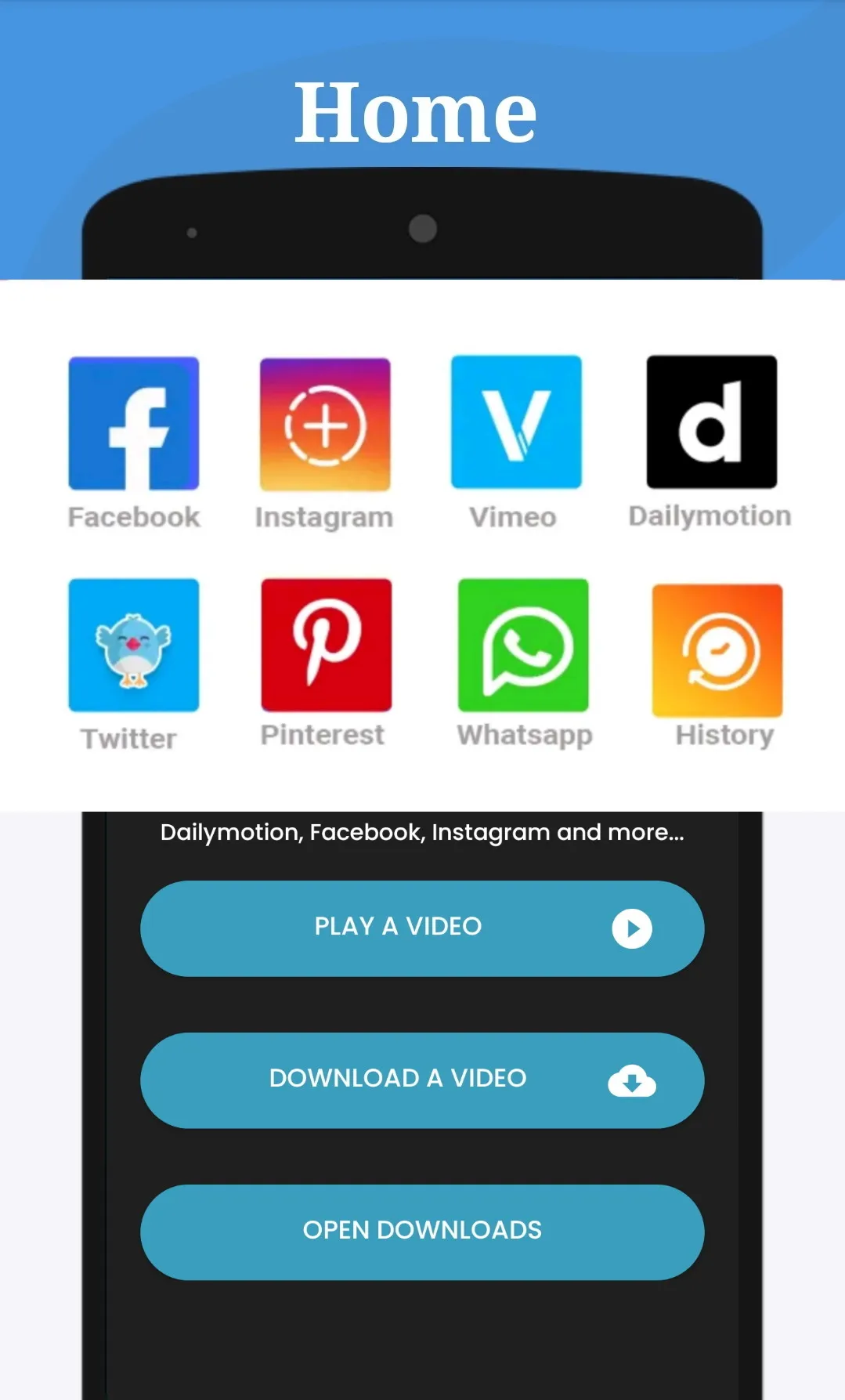 All in One Video Downloader | Indus Appstore | Screenshot