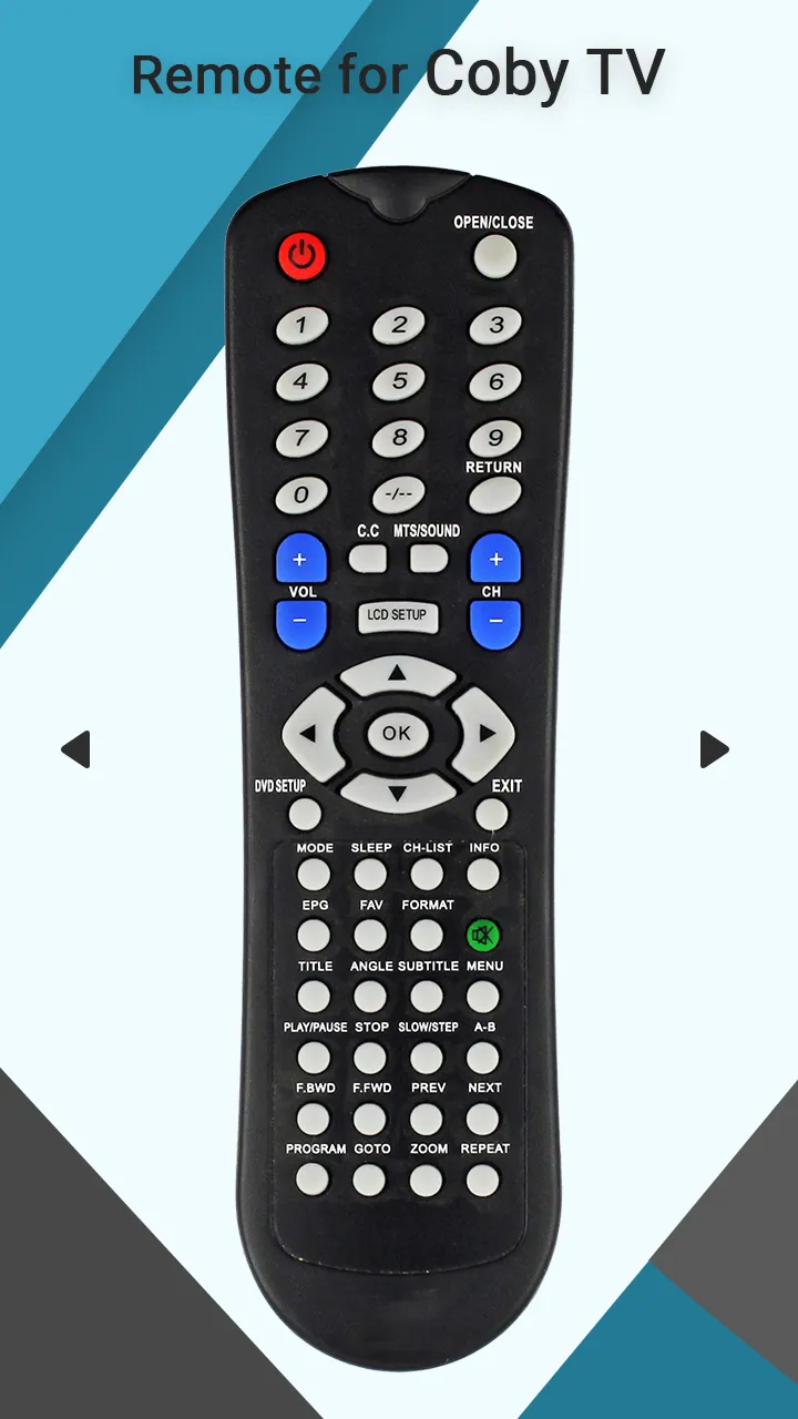 Remote for Coby TV | Indus Appstore | Screenshot