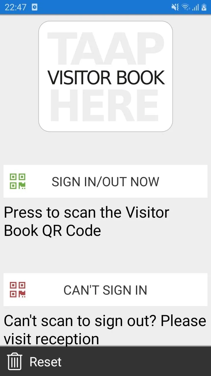 TAAP Visitor Book | Indus Appstore | Screenshot