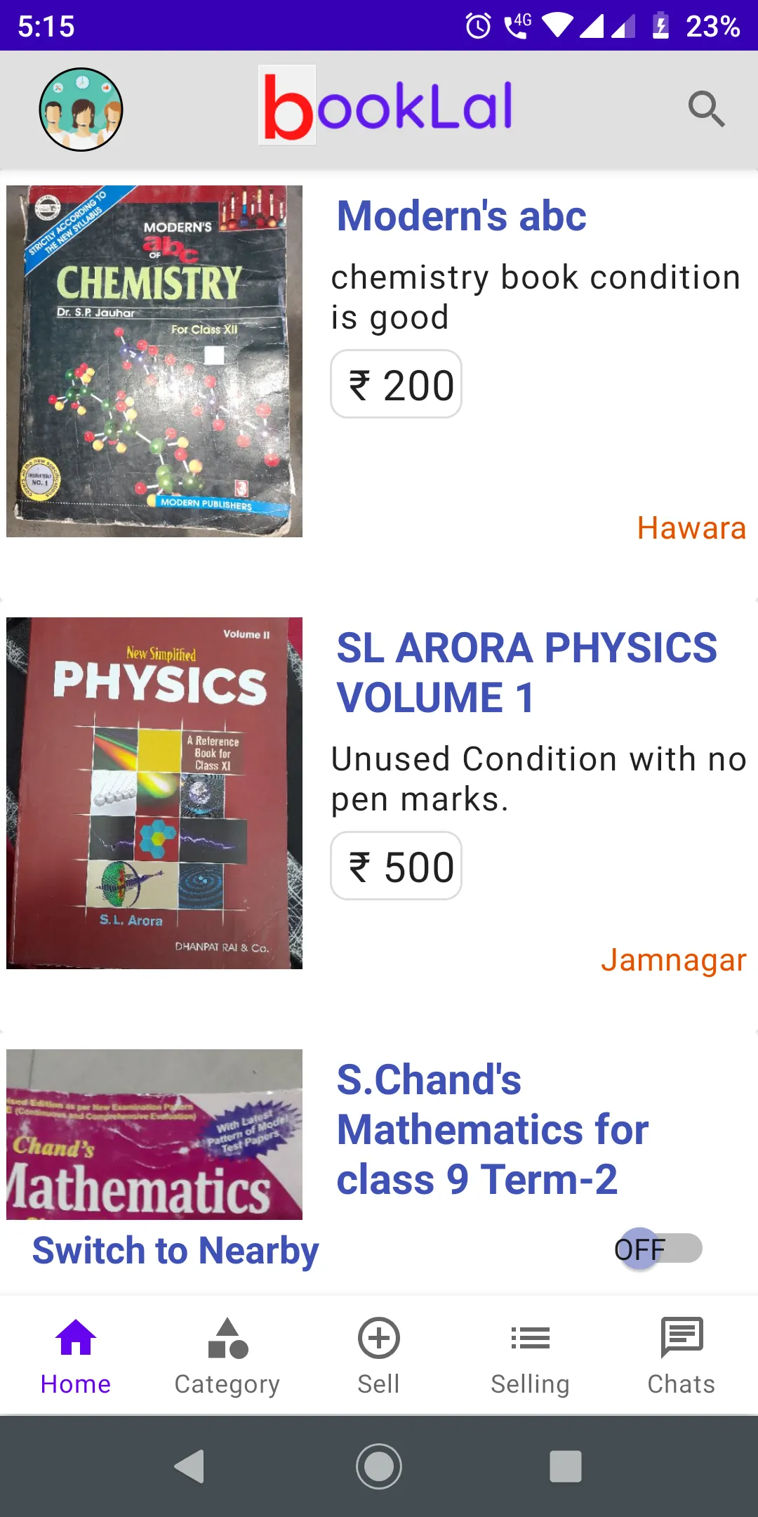 BookLal - Buy/Sell Used Books | Indus Appstore | Screenshot