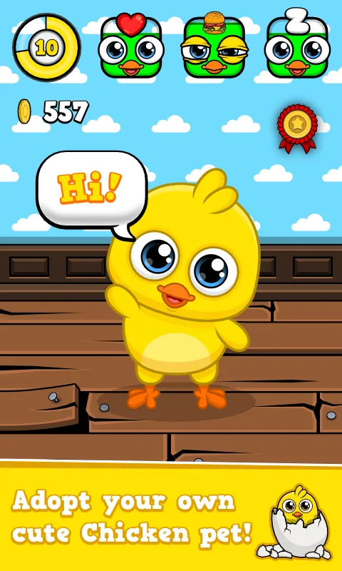 My Chicken - Virtual Pet Game | Indus Appstore | Screenshot