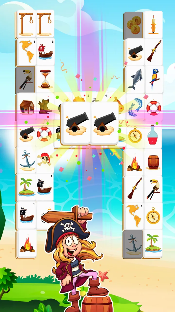 Mahjong Pirate Plunder Quest | Indus Appstore | Screenshot