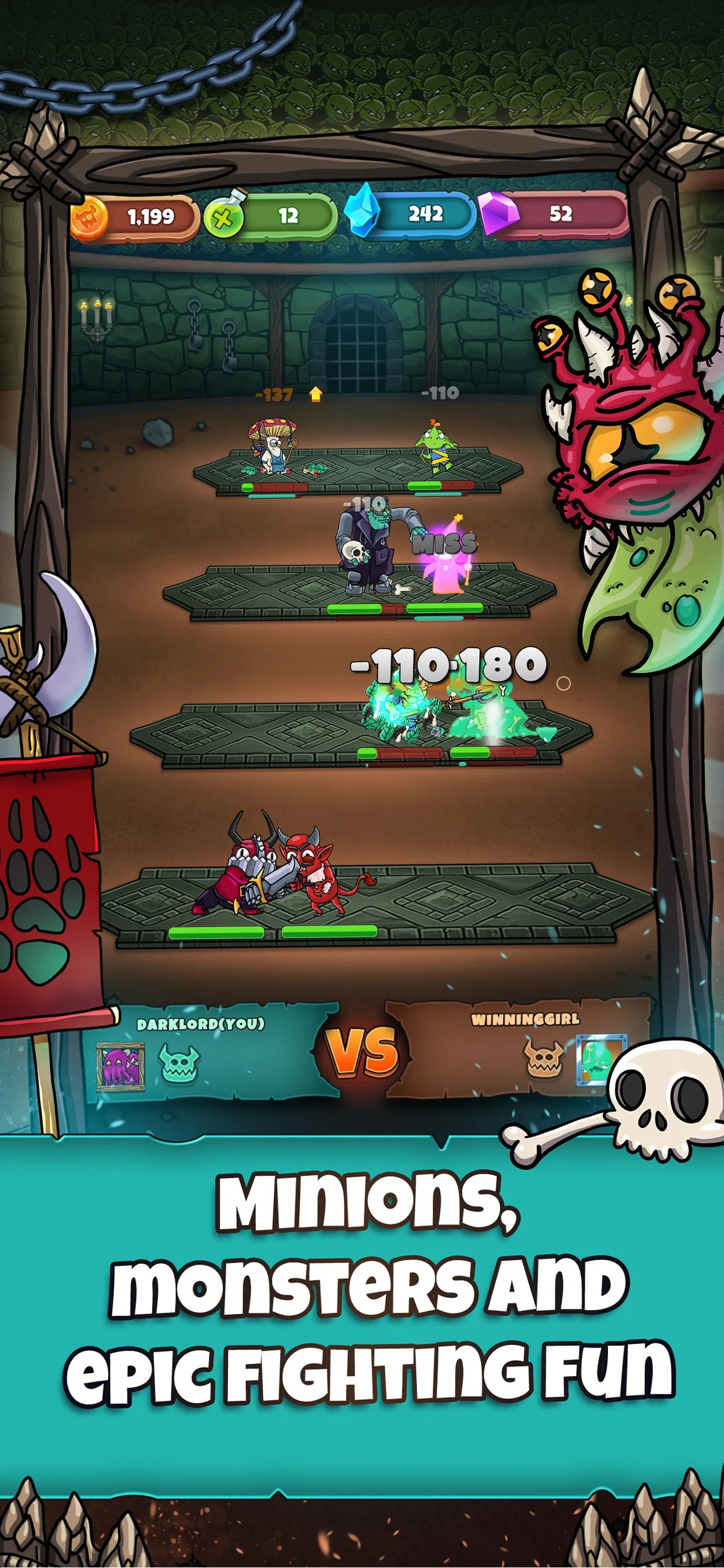 Minion Fighters: Epic Monsters | Indus Appstore | Screenshot