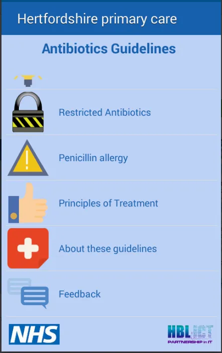 Antibiotics Herts&W Essex ICS | Indus Appstore | Screenshot