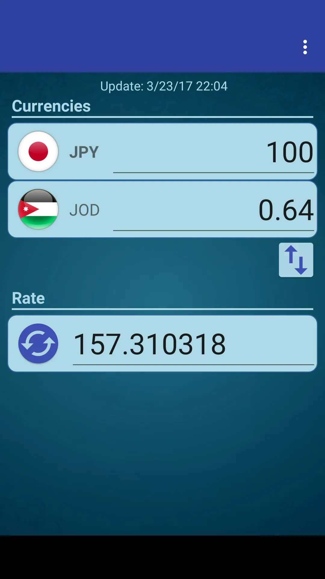 Japan Yen x Jordanian Dinar | Indus Appstore | Screenshot