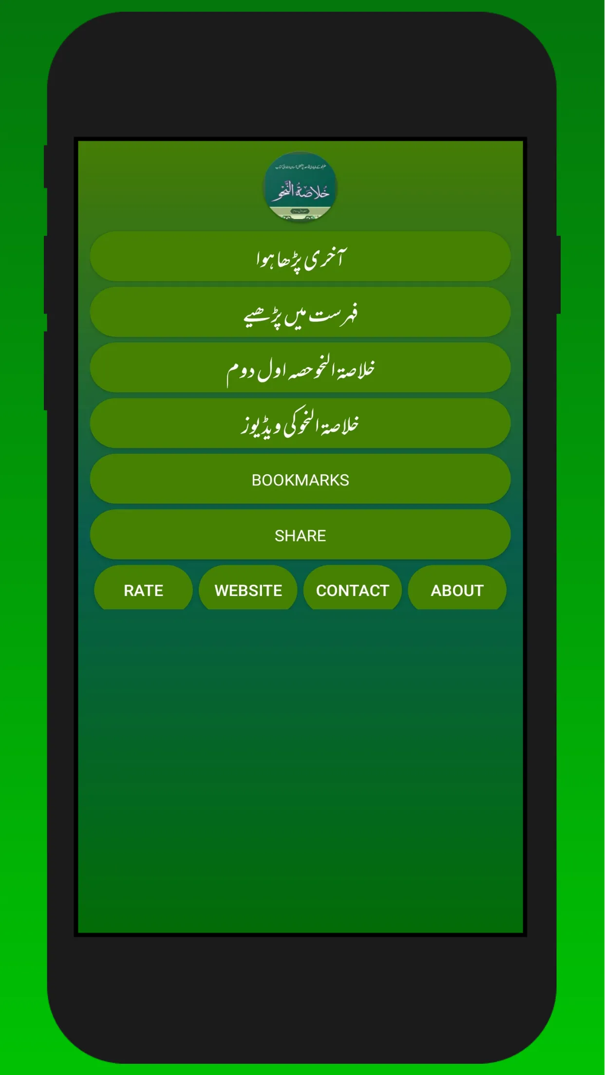 Khulasa Tun Nahw  خلاصۃ النحو | Indus Appstore | Screenshot