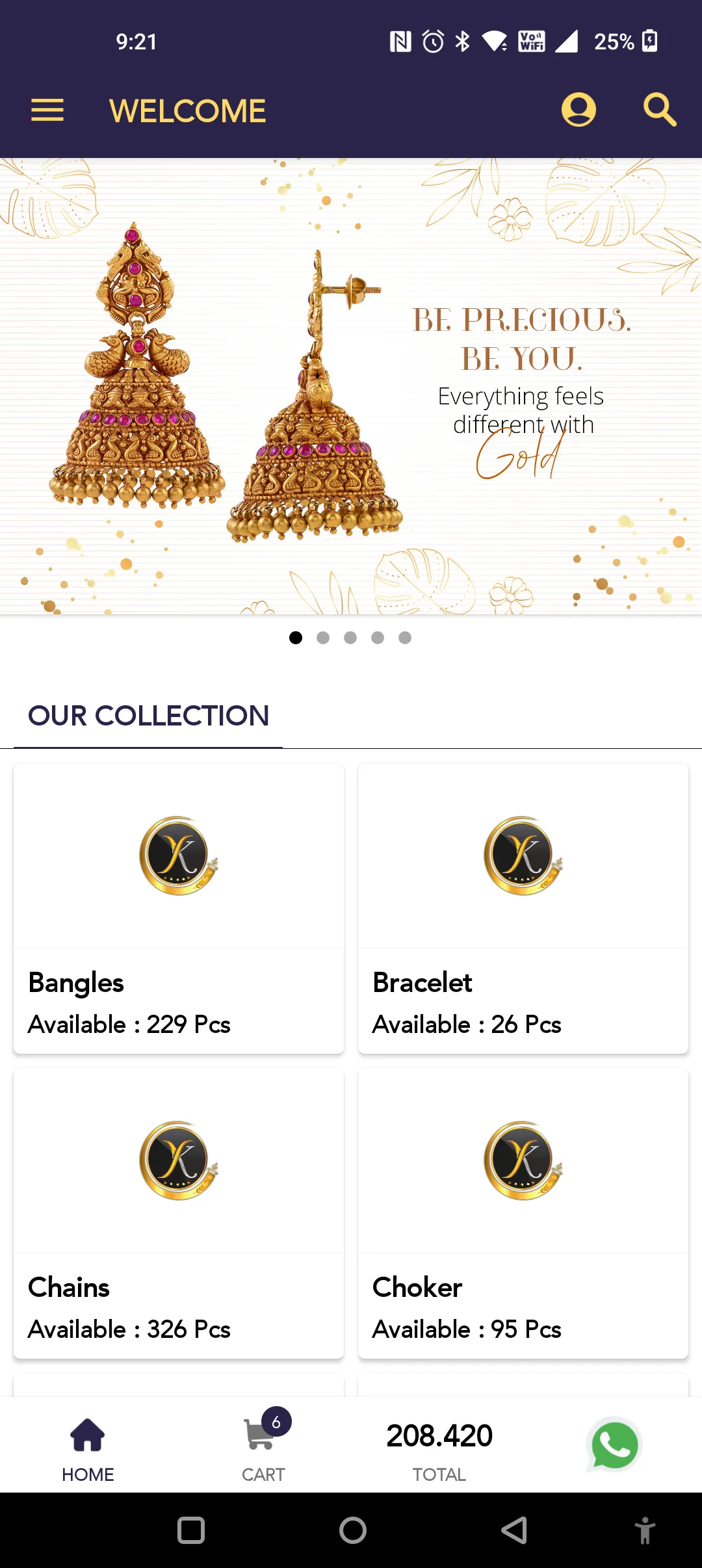 Y.K. JEWELLERS | Indus Appstore | Screenshot