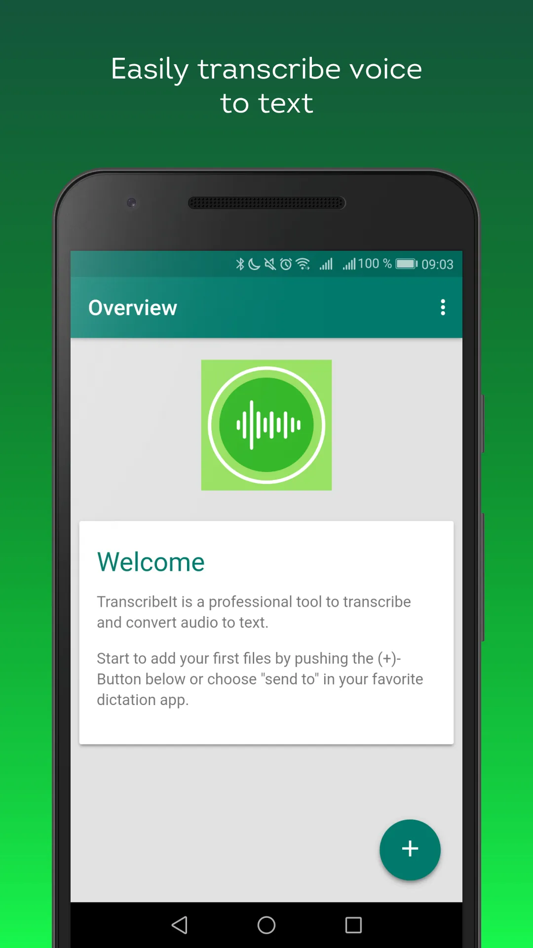 TranscribeIt - Convert Speech  | Indus Appstore | Screenshot