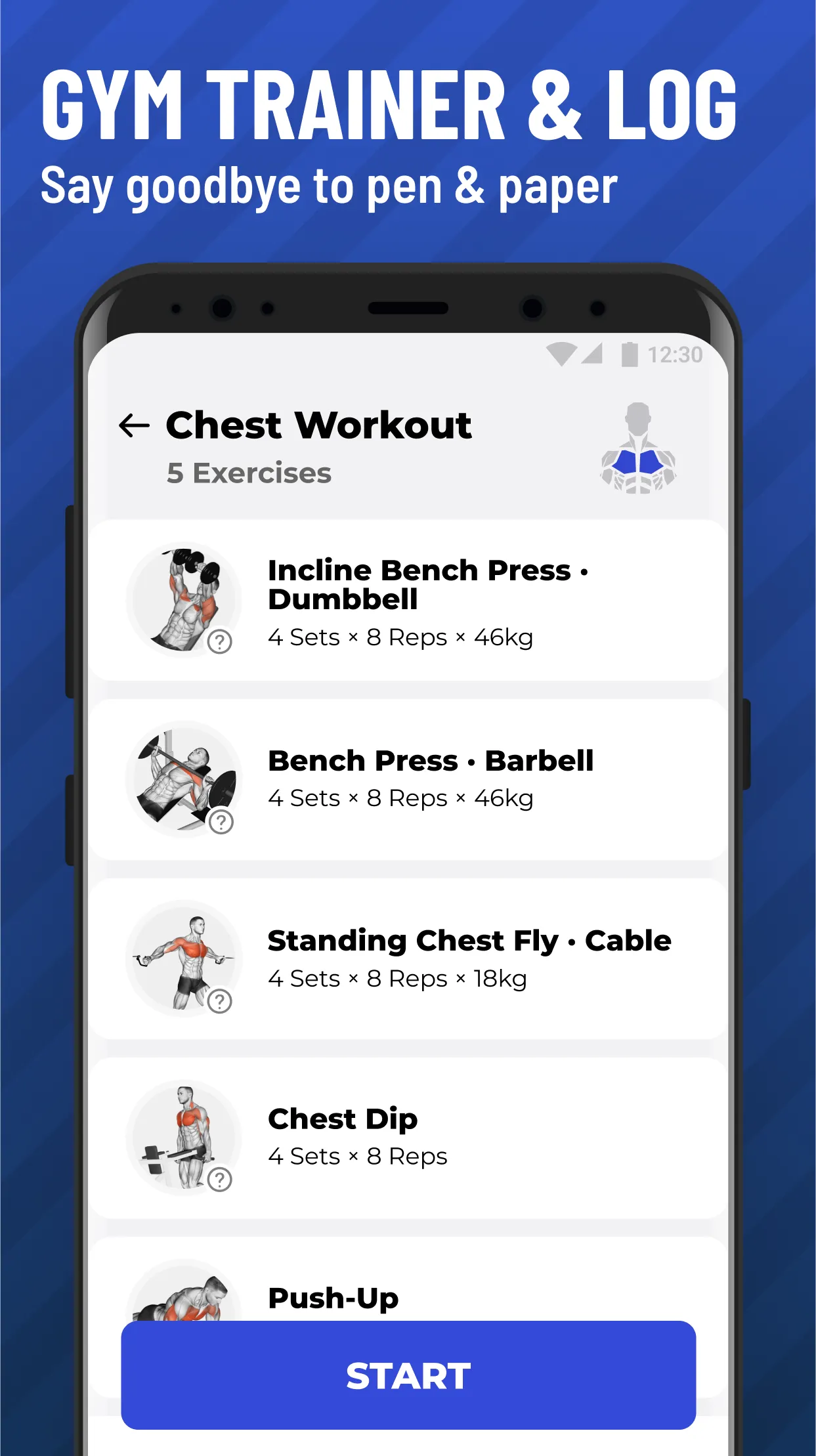 Gym Workout Tracker: Gym Log | Indus Appstore | Screenshot