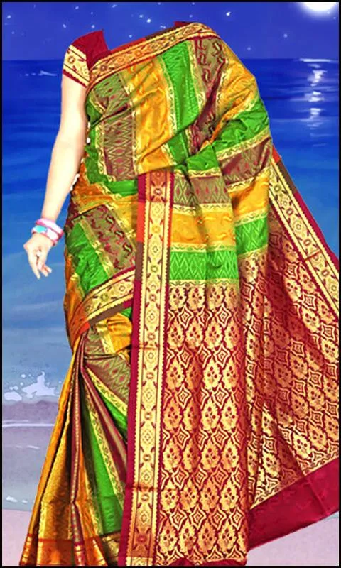 Women Pattu Saree Photo Suit | Indus Appstore | Screenshot