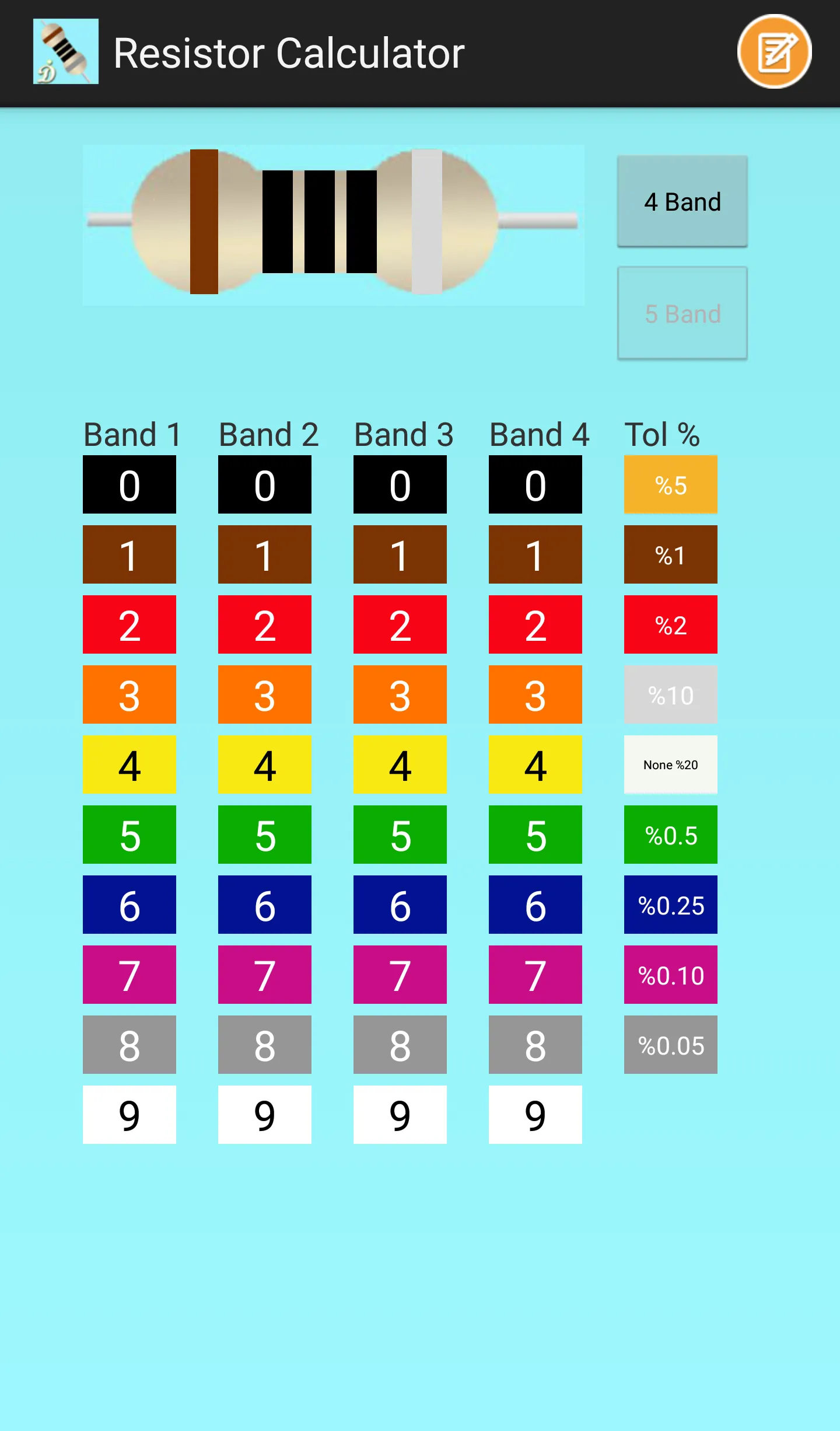 Resistor Calculator | Indus Appstore | Screenshot