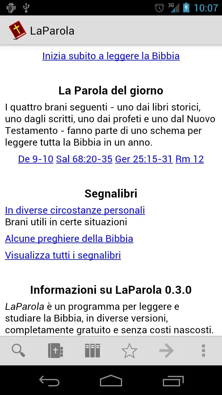 LaParola - the Italian Bible | Indus Appstore | Screenshot