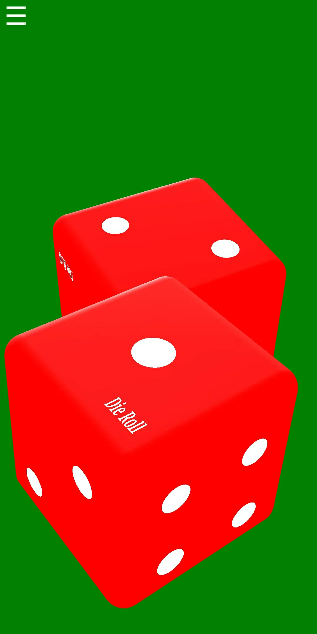 Die Roll animated dice roller | Indus Appstore | Screenshot