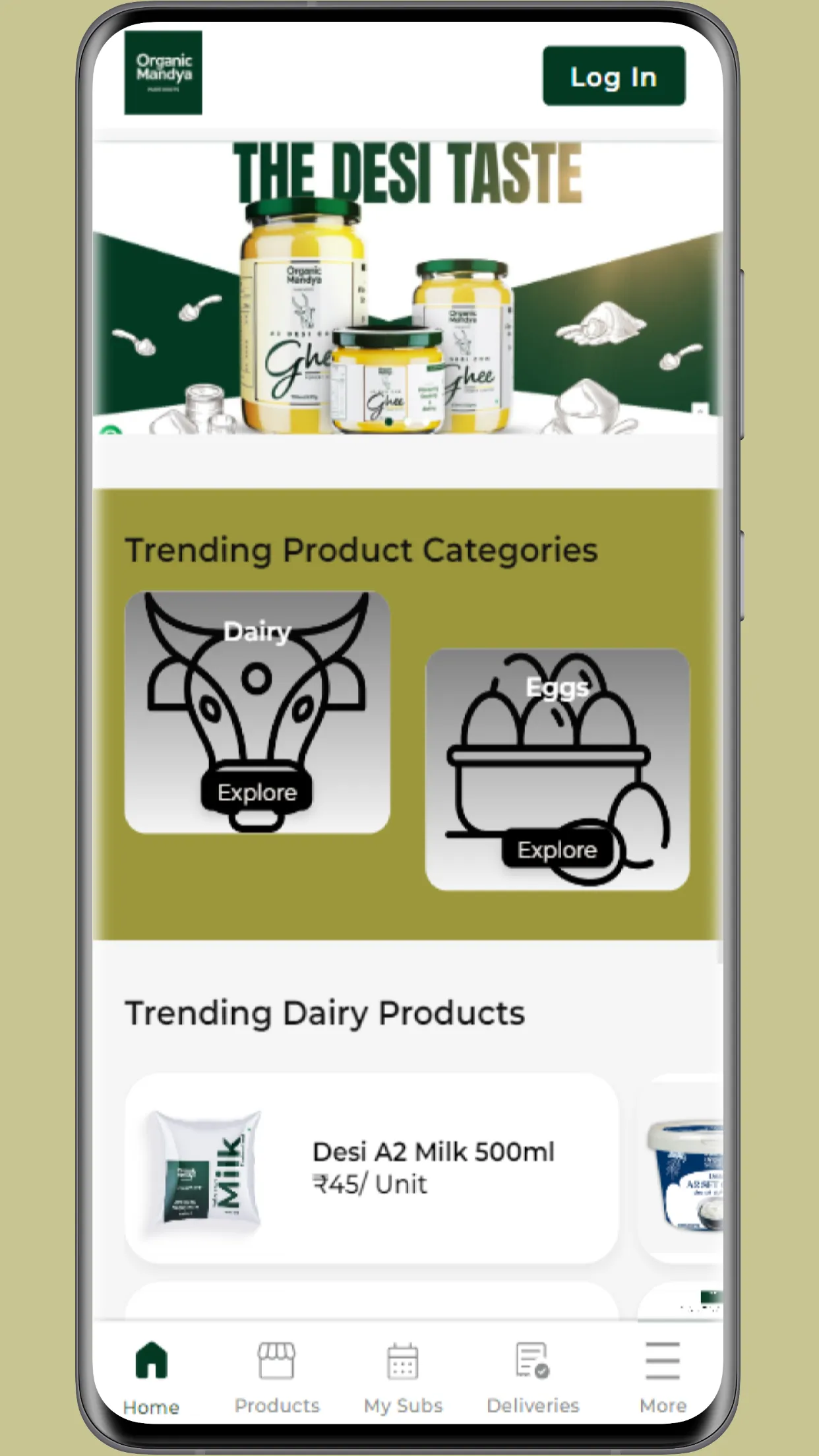 Organic Mandya Desi Milk | Indus Appstore | Screenshot