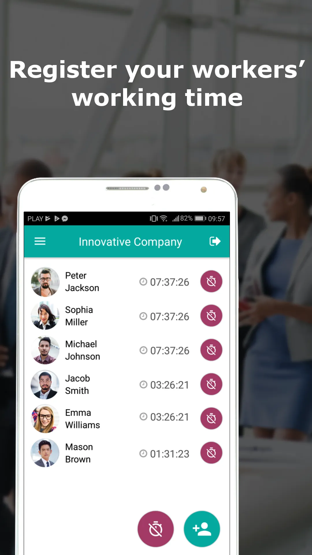 Timesheet, work log -Worker 24 | Indus Appstore | Screenshot