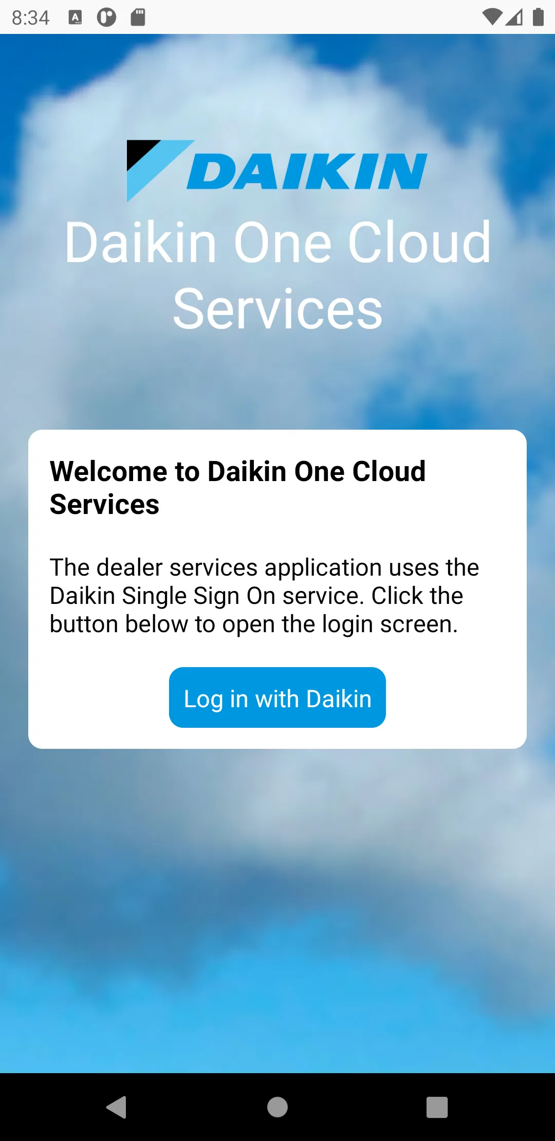 Daikin One Cloud Services | Indus Appstore | Screenshot