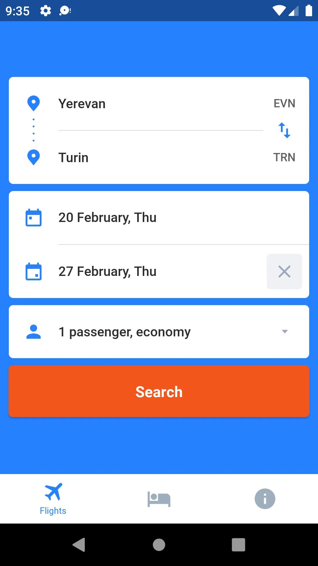 Budget Air Tickets | Indus Appstore | Screenshot