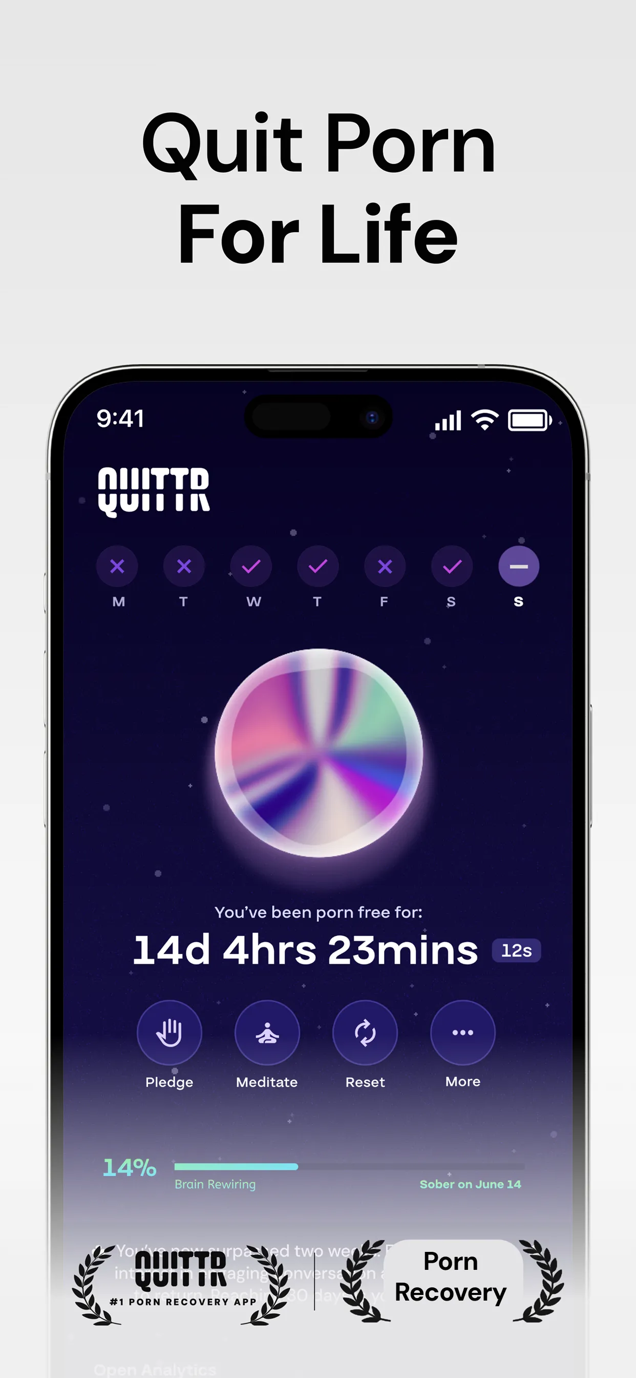QUITTR: Quit Porn Now | Indus Appstore | Screenshot