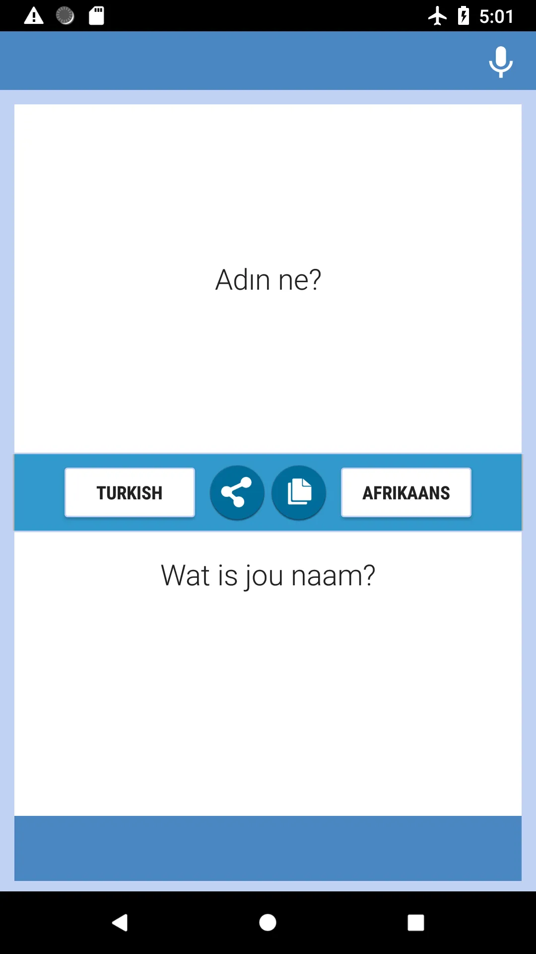 Turkish-Afrikaans Translator | Indus Appstore | Screenshot