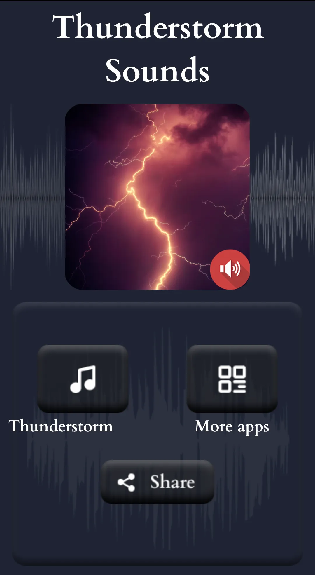 Thunderstorm Sounds | Indus Appstore | Screenshot