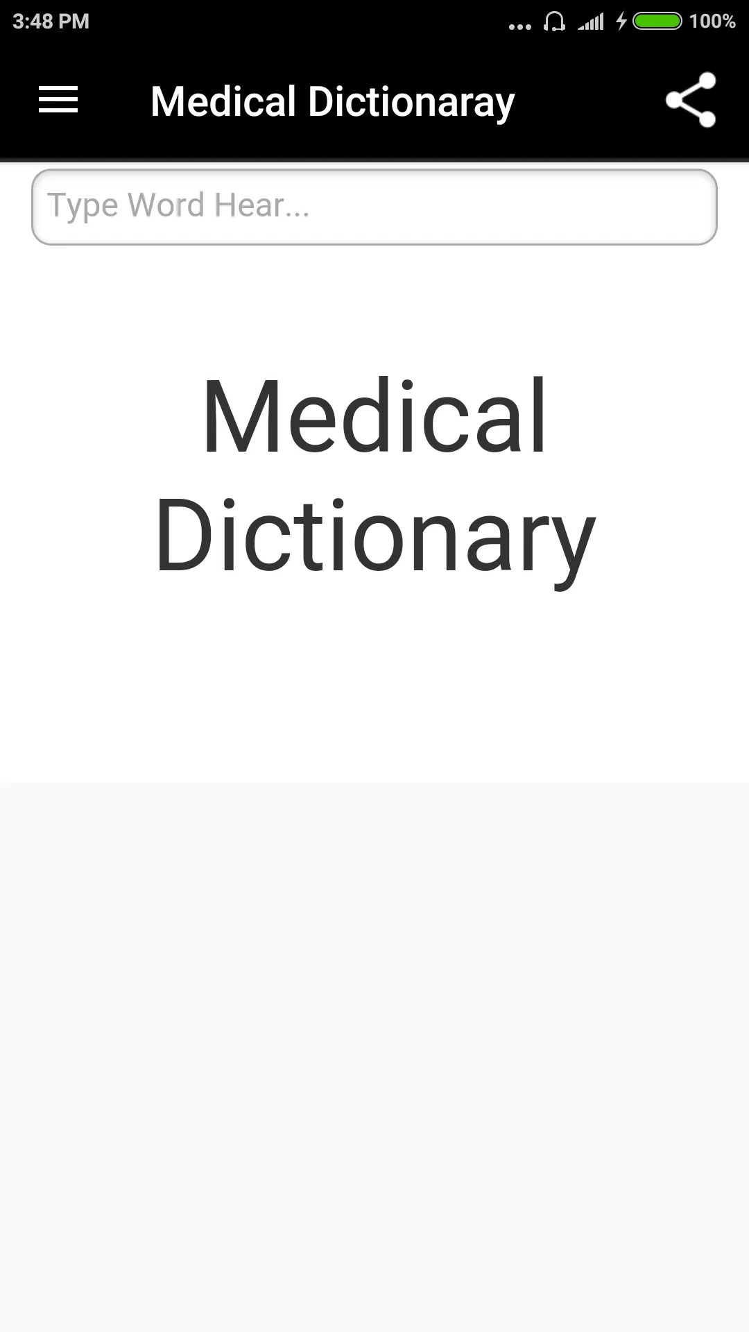 Medical Dictionaray | Indus Appstore | Screenshot