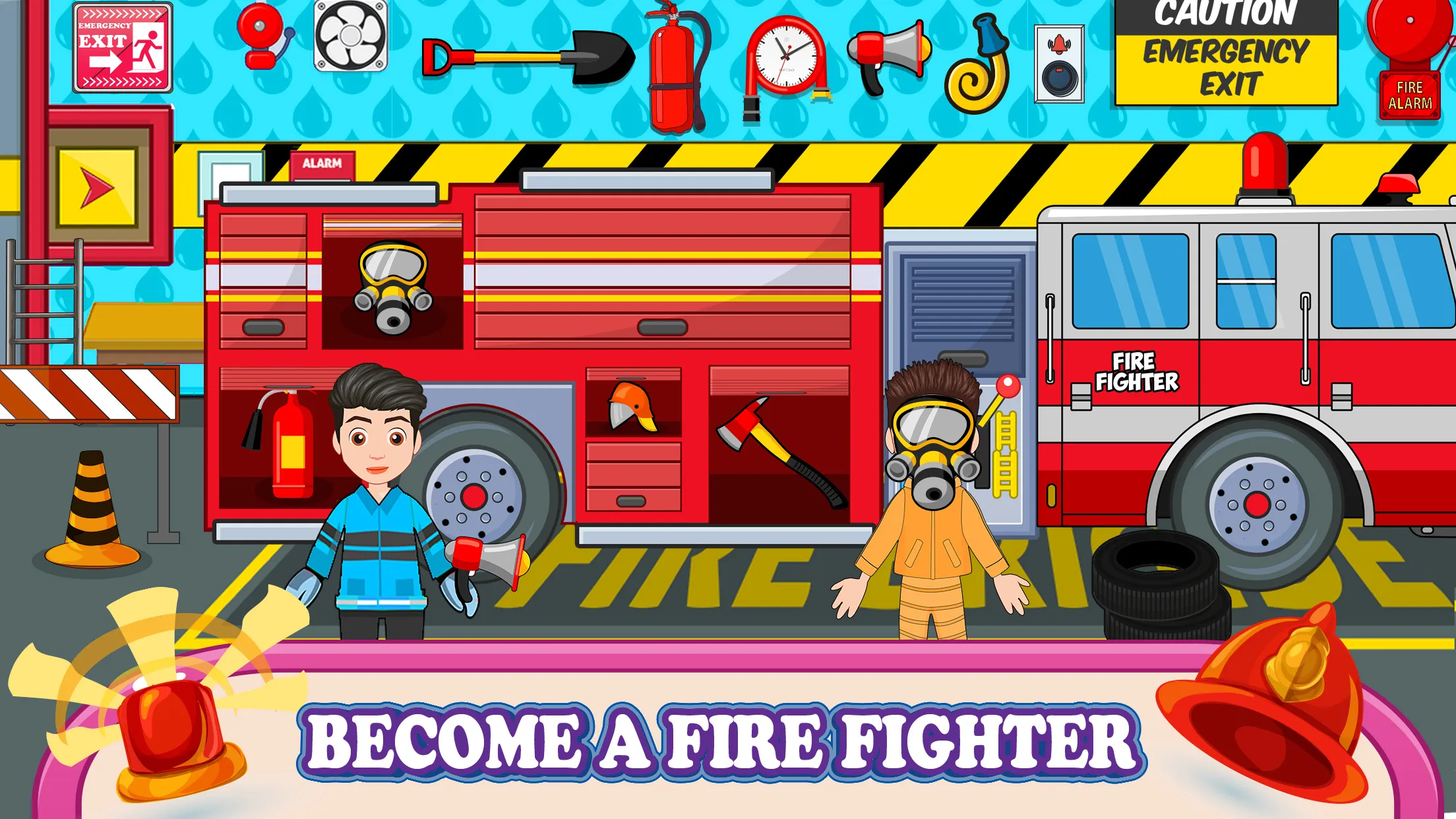 Pretend Town Fire Station Life | Indus Appstore | Screenshot