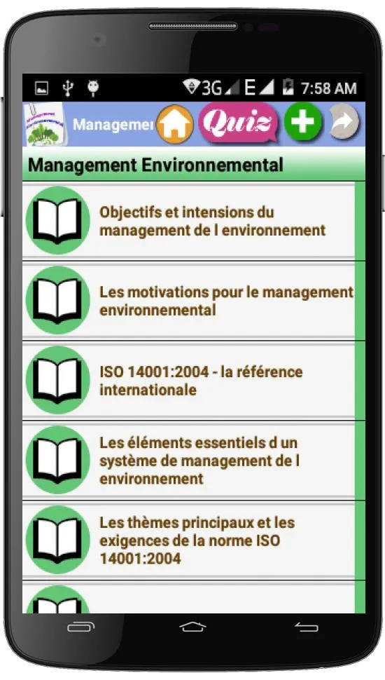 Management Environnemental | Indus Appstore | Screenshot