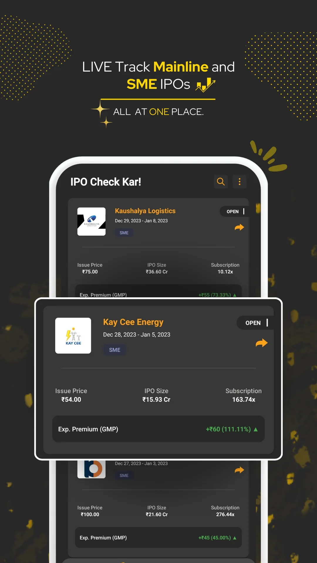 IPO Check Kar - GMP Sub & News | Indus Appstore | Screenshot