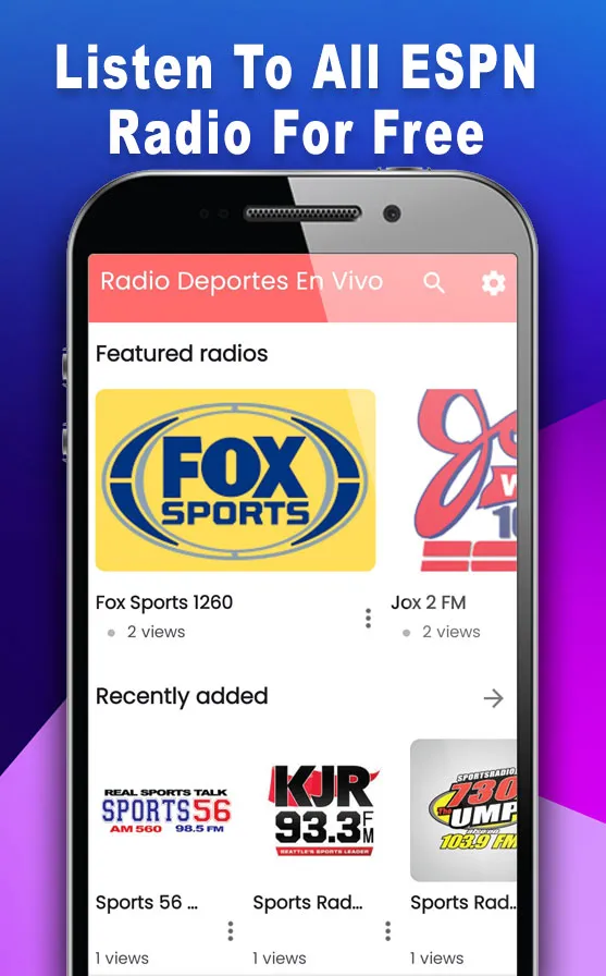 Radio Deportes En Vivo FM AM | Indus Appstore | Screenshot