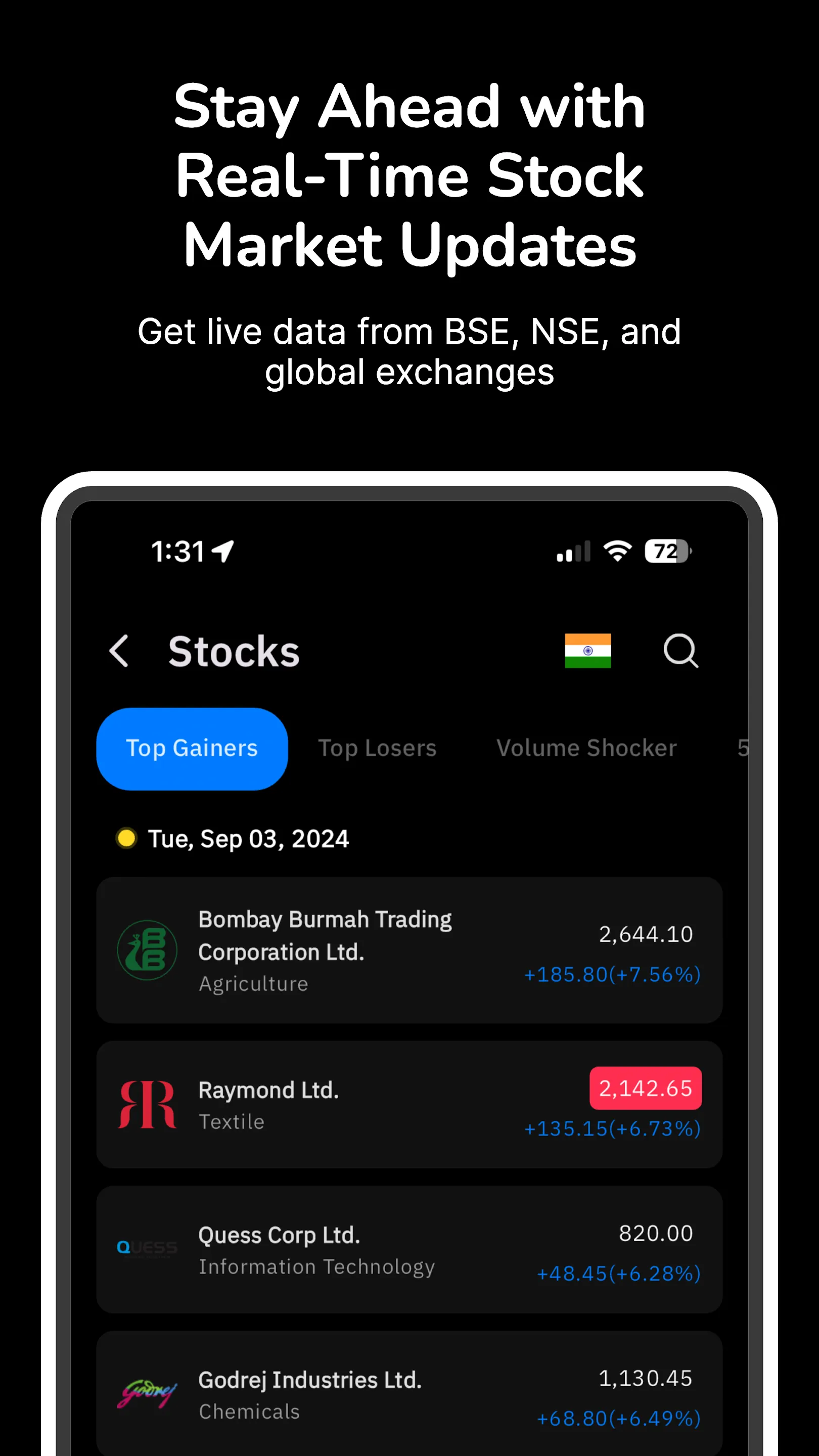 BottomStreet: Screener | Indus Appstore | Screenshot